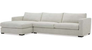 Living: Dakota 3 Seater Chaise RHF