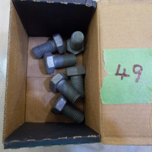 Galvanised fasteners: M12 x 75 Bolt only
