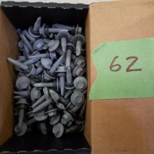 Galvanised fasteners: 14G x 90 Steel tek Screw With neo