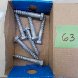 Galvanised fasteners: M12 x 120 Coach Screw
