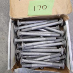 Galvanised fasteners: M8 x 110 Coach Bolt only