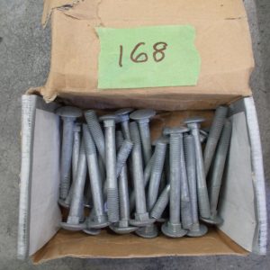 Galvanised fasteners: M10 x 110 Coach Bolt only