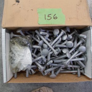 Galvanised fasteners: M10 x 110 Coach Bolt only