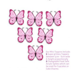 Unicorn 3 Mini Toppers/Cake Charms or Cupcake Toppers