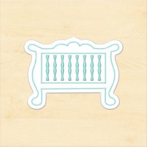 Texture Bordered Tulle Lace – Raised Cookie Stamp