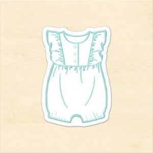 Baby/Baby Shower: Texture Rattan – Raised Cookie Stamp