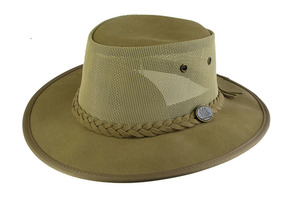 Cow Suede Leather breeze Barmah Hat Red Rock Hats