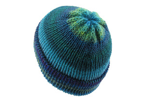 Blue Green Woollen Beanie Red Rock Hats
