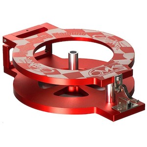 1 8 Offroad Dirt: 6MiK Red Anodised Aluminium Tyre Gluing Machine for 1/8 Buggy Tyres