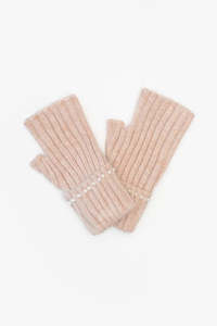 Antler Pearl Fingerless Gloves