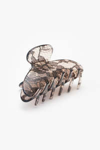 Antler Lace Claw Clip
