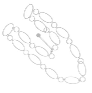 Fabuleux Vous Steel Me Super Link SS Necklace