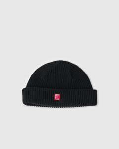 S Double: S-DOUBLE Red Cube Low Beanie