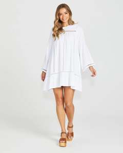 Sass: SASS Chapel Boho Trim Dress