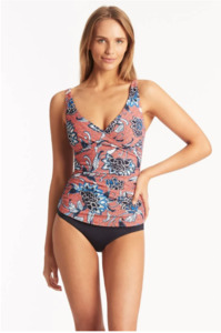 Sea Level Swim: Sea Level Swim Pilgrim Cross Front Multifit Singlet