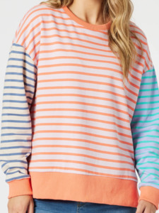 Threadz: Threadz Maxwell Stripe Summer Sweat