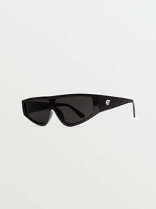 Volcom Sunglasses: VOLCOM Vinyl Sunglasses Glaze Gray Gloss/Black