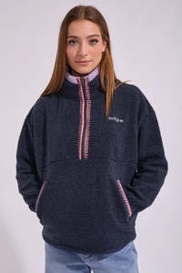 Womens Sweats: Rip Curl Neon Isles Retro Polar Fleece