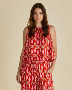 Betty Basics Copacabana Shell Top