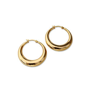 Fabuleux Vous: Fabuleux Vous Hooplah Hollow Hoop Earrings