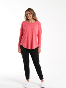Betty Basics Phoebe Top Coral