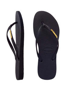 Havaianas Slim Metallic Logo Jandals