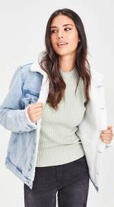 Junkfood Erina Shearling Jacket