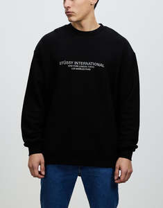 Under 200: Stussy Cities 50/50 Fleece Crew - ONLINE EXCLUSIVE