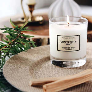George & Edi Grapefruit & Mint Candle