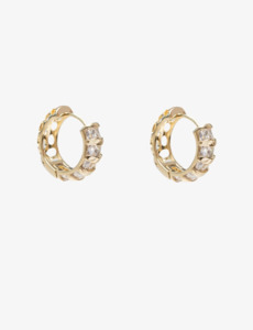 Antler: Antler Gold Facet Luxe Hoop
