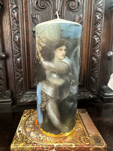 Products: John of Arc candle large redtrinity