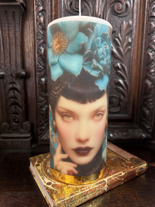 Dita Von Blue candle large redtrinity