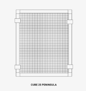 Products: Mesh Lid for CUBE 25 Peninsula