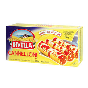 Beans Pulses: Divella Cannelloni Pasta 250g