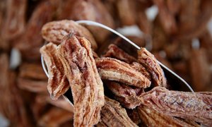Dried Fruit Nuts: Organic Dried Whole Bananas