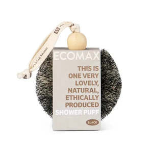 Bathroom Beauty: Spa Shower Puff - Black