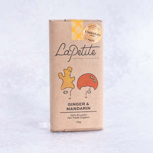 Green Friday Chocolaes: La Petite Ginger & Mandarin Dark Chocolate