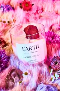Locally Made For Your Home: Crystal Candle Earth