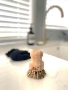 Kitchen Cleaning: Little Green Veggie & Pot Brush