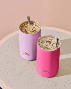 Frank Green Ceramic Iced Coffee Cup with Straw