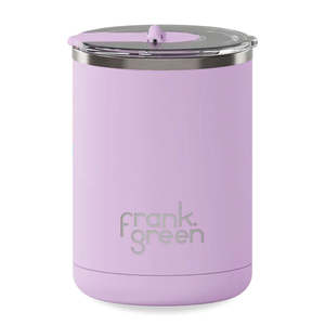 Coffee Tea: Frank Green Cup Hinged Lid Lilac Haze 12oz