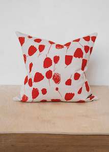 Bouquet Cushion Cover Poppy Red