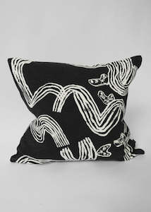 Tiger Cushion Cover, Black