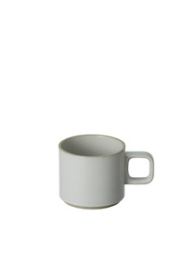 Hasami Porcelain Small Mug, Gloss Gray