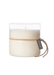 Ernst scented candle in glass with band Ø8 cm. Simplicity