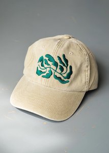 30 50 Off: Fine Little Day Leaves Cap, Washed Beige