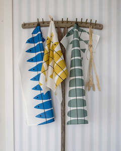 Almedahls Sill Tea Towel- Blue
