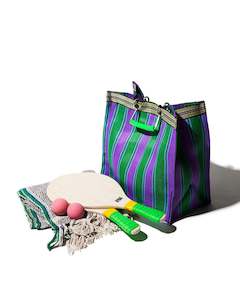 Puebco Recycled Plastic Stripe Bag / Square