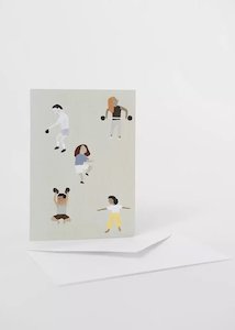 Lift and Move Folded Card A6 with Envelope