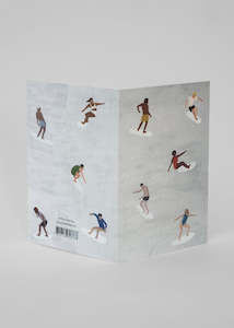 Accessories: Surfers Folded Card A6 with Envelope